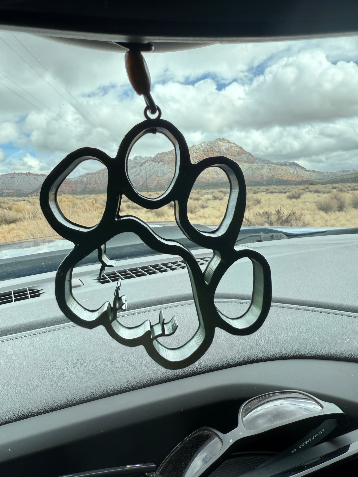 Bear and Lion “tracks” mirror hangers