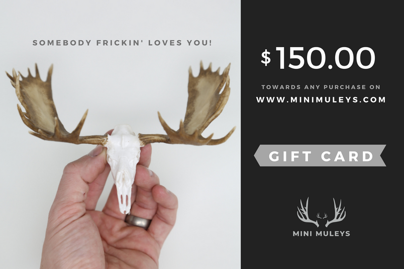 Mini Muleys $150 Gift Card